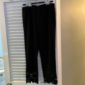 Dennis Basso black slacks